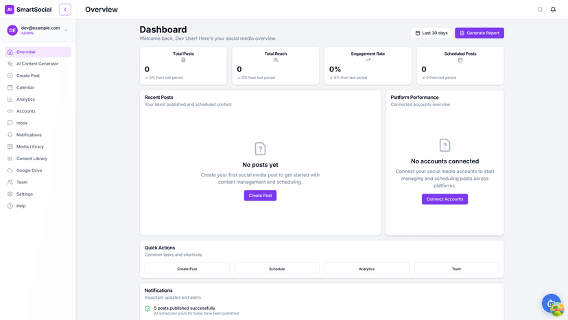 SmartSocial platform overview
